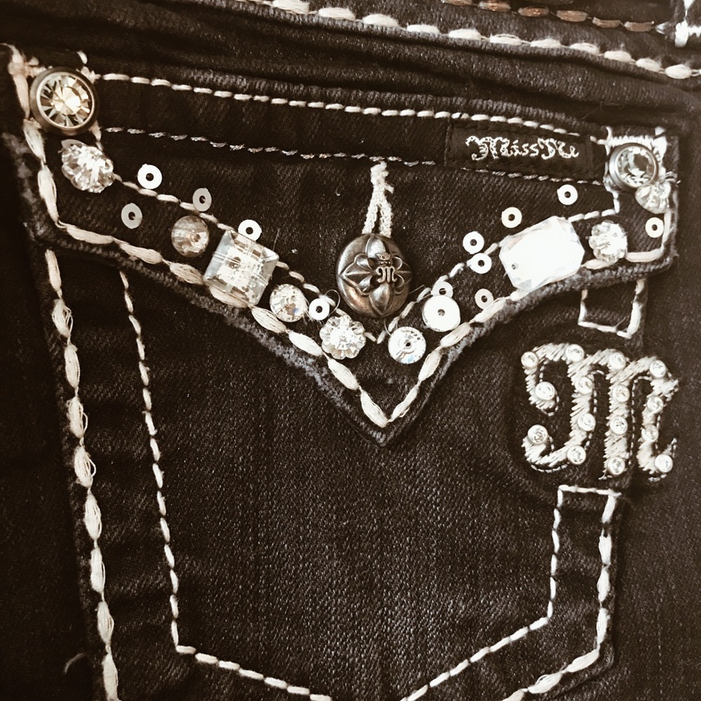 Miss Me Black Wash Jeans